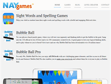 Tablet Screenshot of naygames.com